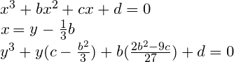 Eliminacja współczynnika przy x^2