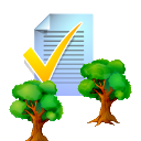 Ikona do artykułu przedstawiającego sposób przechodzenia drzew metodami Preorder i Postorder
